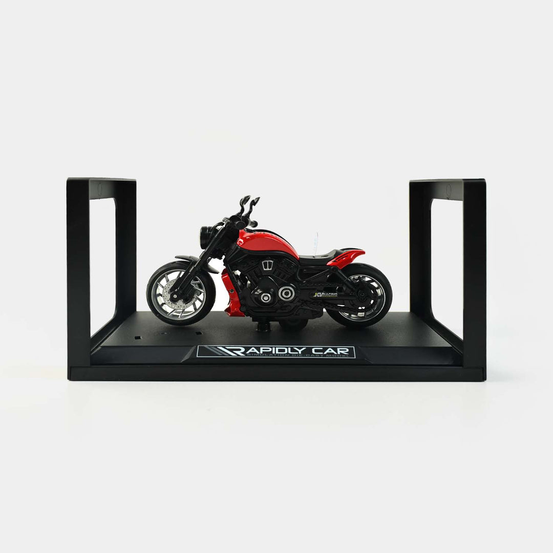 Pull Back Motorcycle With Light & Sound For Kids
