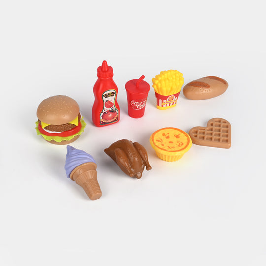 Miniature Fast Food Play Set for Kids