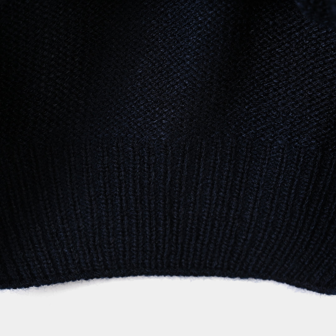 Boys Acrylic Sweater-Super-NAVY