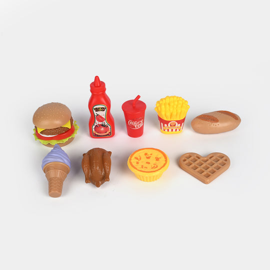 Miniature Fast Food Play Set for Kids