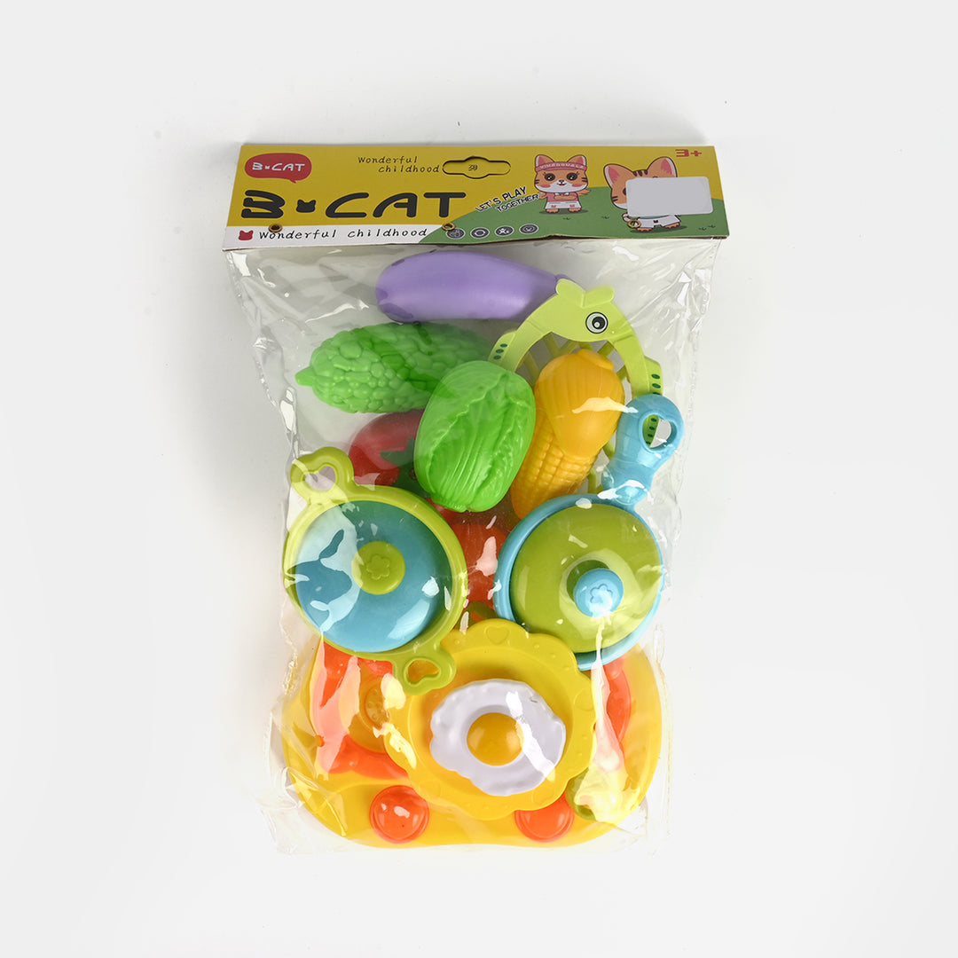 Play Kitchen & Food Set