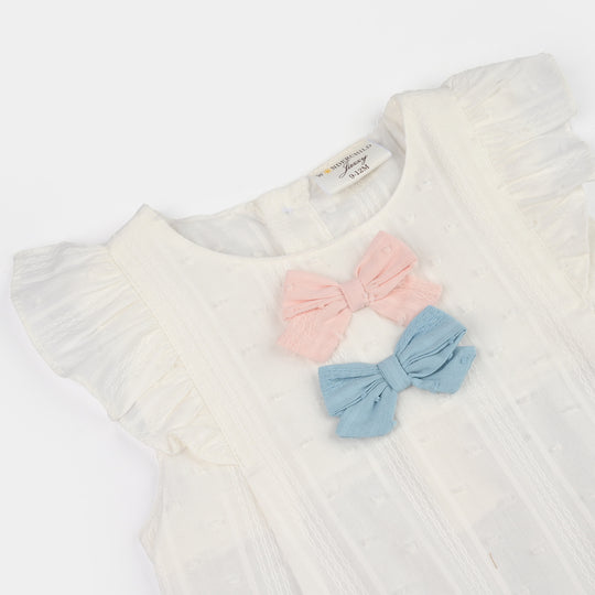 Infant Girls Jersey/Terry 2Pc Suit - Pink