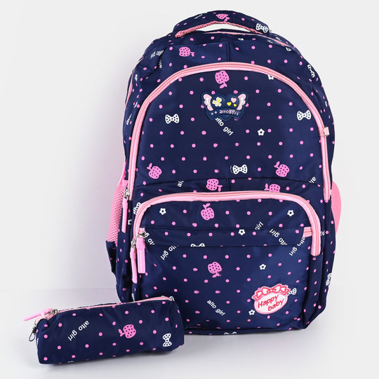 Cute Design School Bag With Pouch For Kids