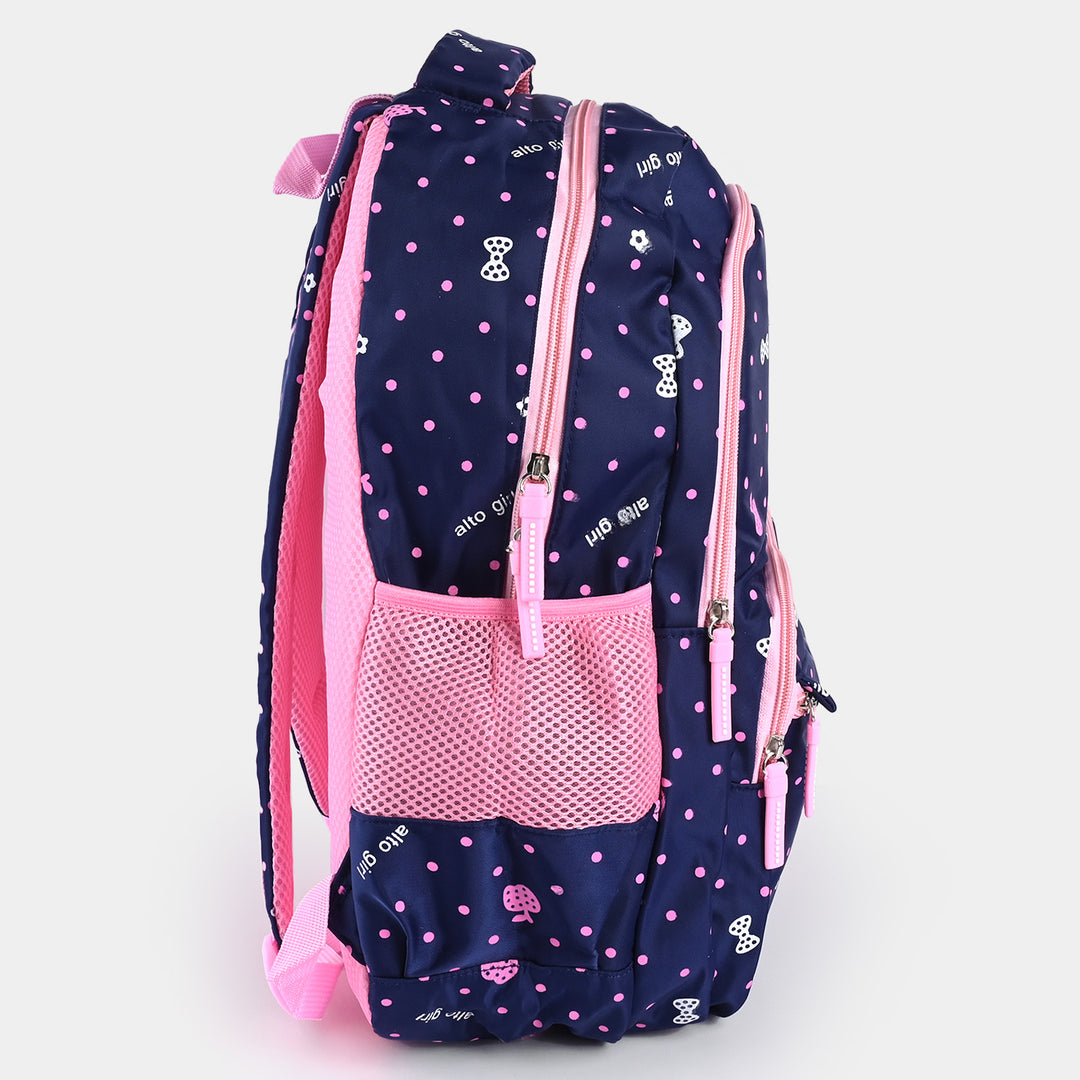 Cute Design School Bag With Pouch For Kids