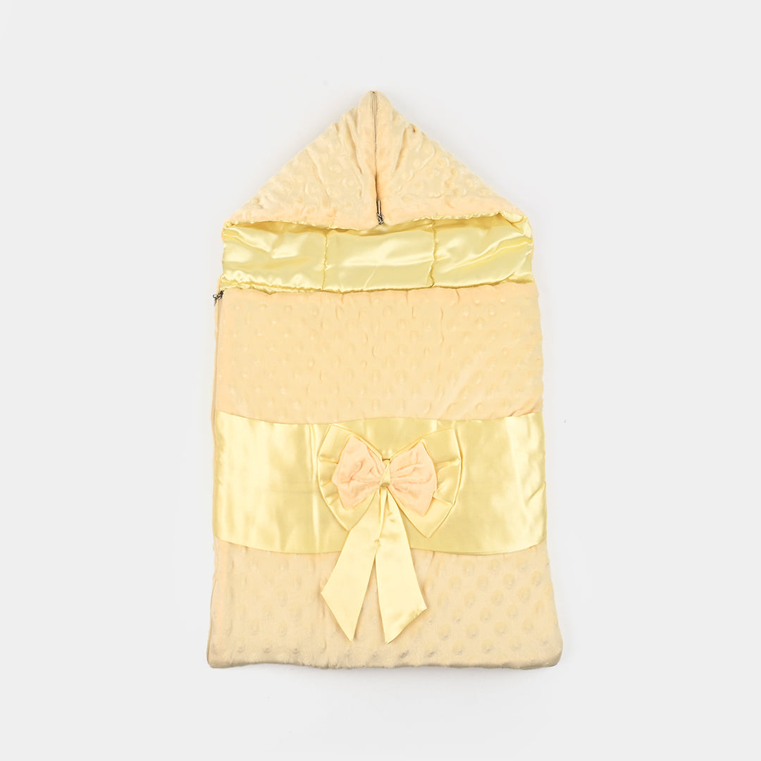 Hooded Baby Carry Nest Tie Bow