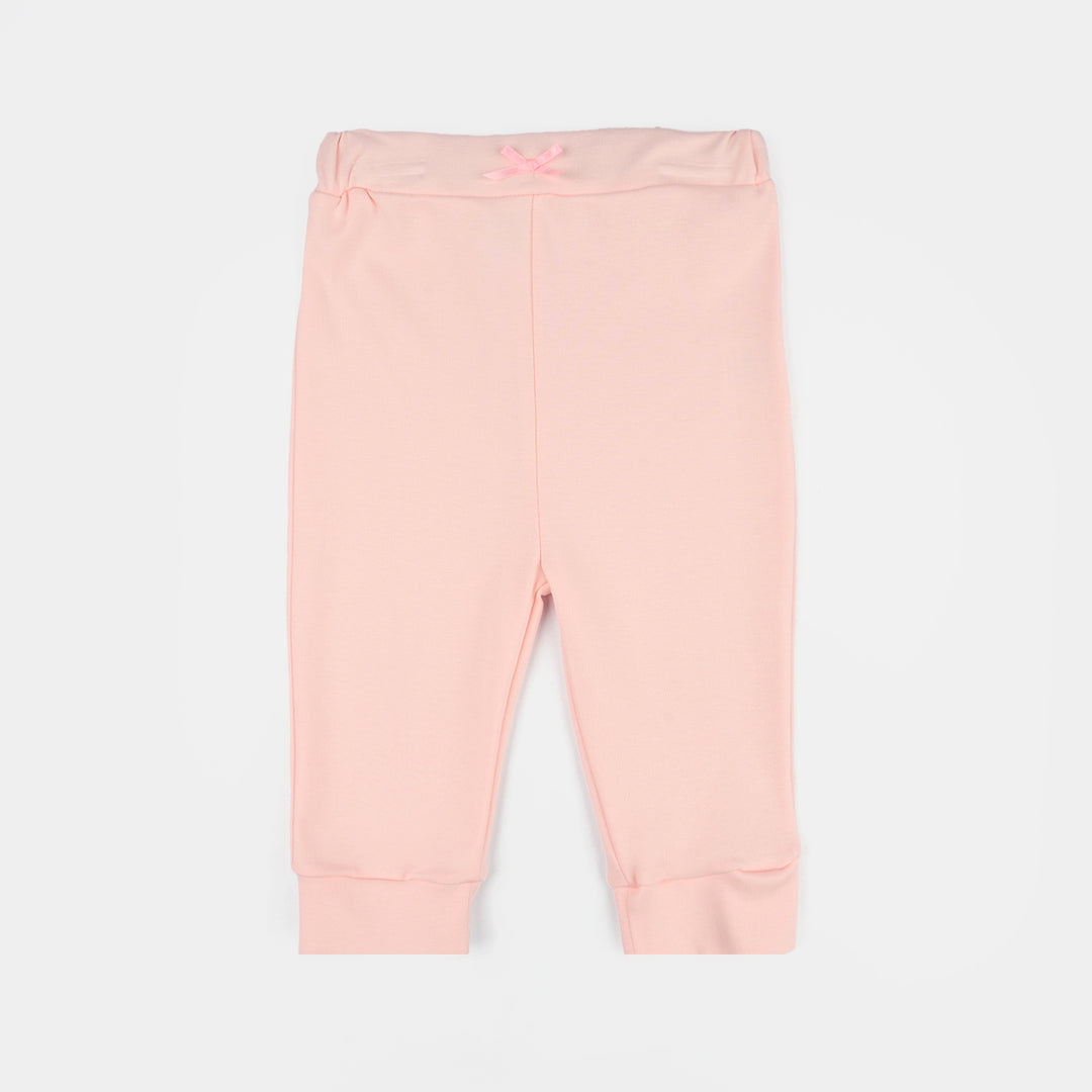 Infant Girls Jersey/Terry 2Pc Suit - Pink