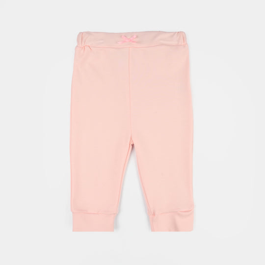 Infant Girls Jersey/Terry 2Pc Suit - Pink