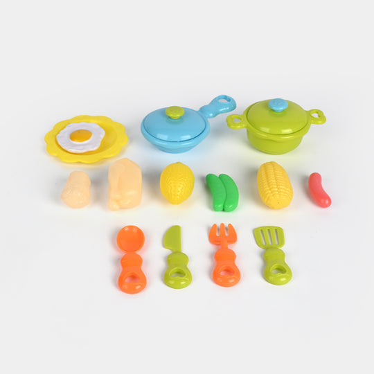 Play Kitchen & Food Set