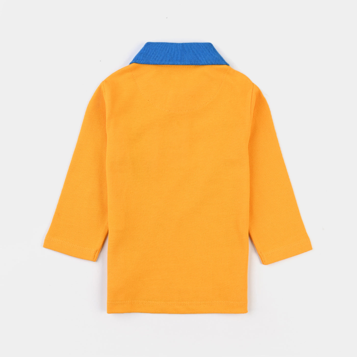 Infant Boys Cotton PK Polo Crocodile-Citrus