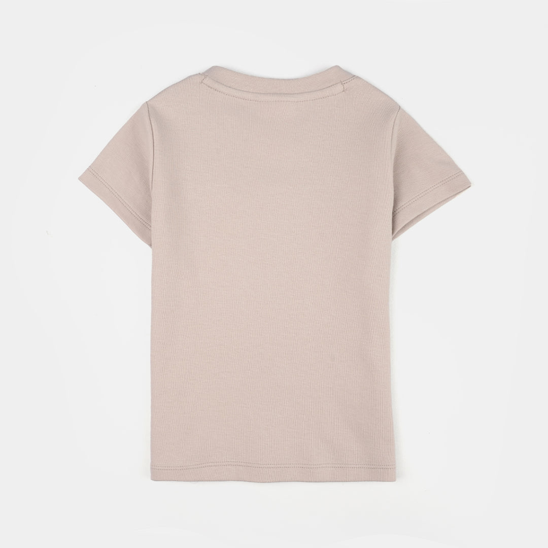 Infant Boys Jersey/Terry 2Pc Suit 287-003 E-C-BEIGE