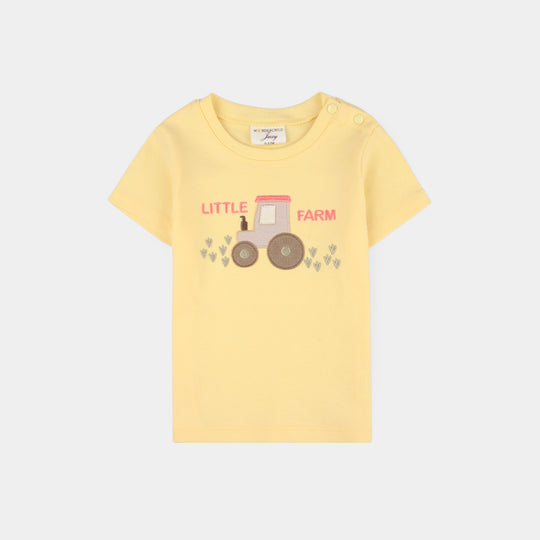 Infant Boys Jersey/Terry 2Pc Suit 287-024 E-C-Yell.White