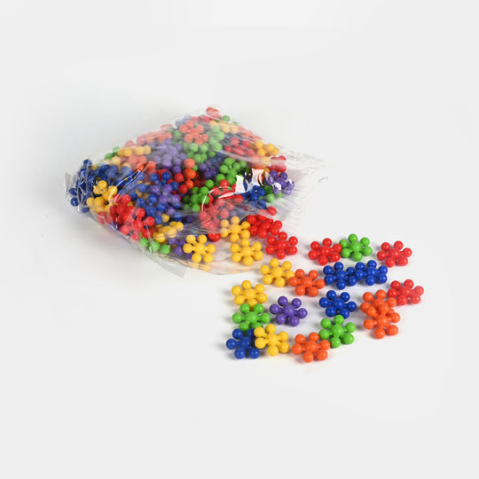Plastic Play Puzzle Educational Interlocking Block Set | 150 Pieces