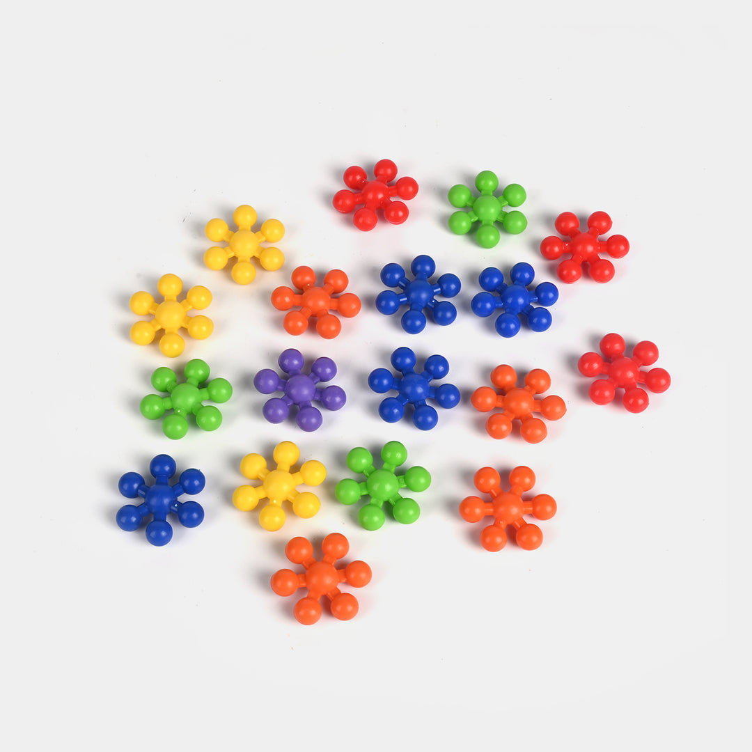 Plastic Play Puzzle Educational Interlocking Block Set | 150 Pieces