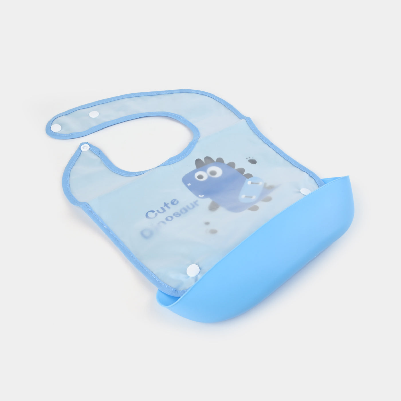 PLASTIC BIB WITH HOLDER FOR BABIES