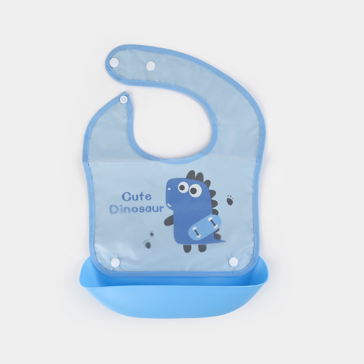 PLASTIC BIB WITH HOLDER FOR BABIES