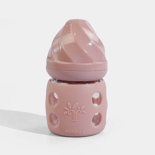 Minitree Newborn Baby Glass Feeder with Silicone Cover | 60Ml