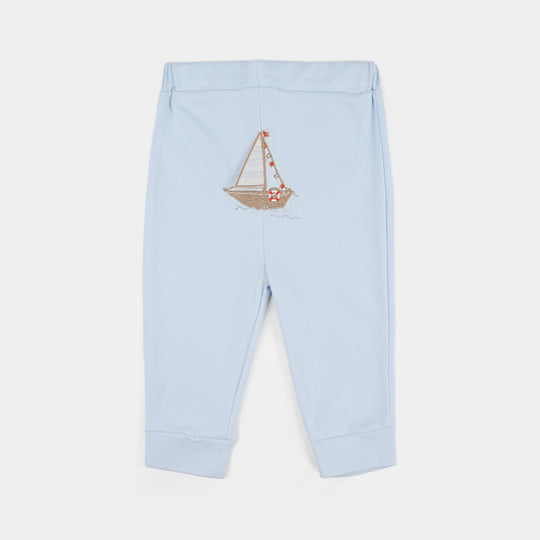 Infant Boys Jersey/Terry 2Pc Suit 287-045 E-C-WHITE