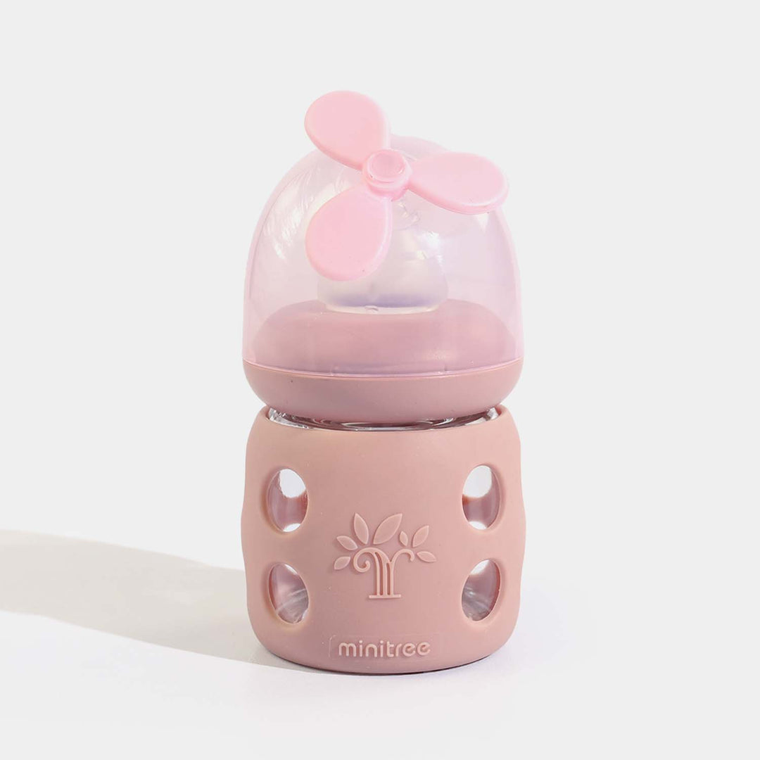 Minitree Newborn Baby Glass Feeder with Silicone Cover | 60Ml
