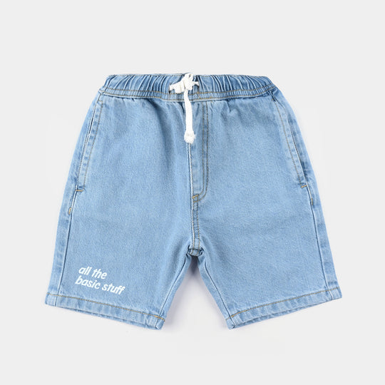 Boys Denim Rigid Short - Light Blue
