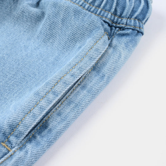 Boys Denim Rigid Short - Light Blue