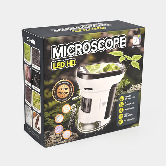 Handheld Microscope Kit for Kids, Portable Digital Microscope for Kids 200~1000X