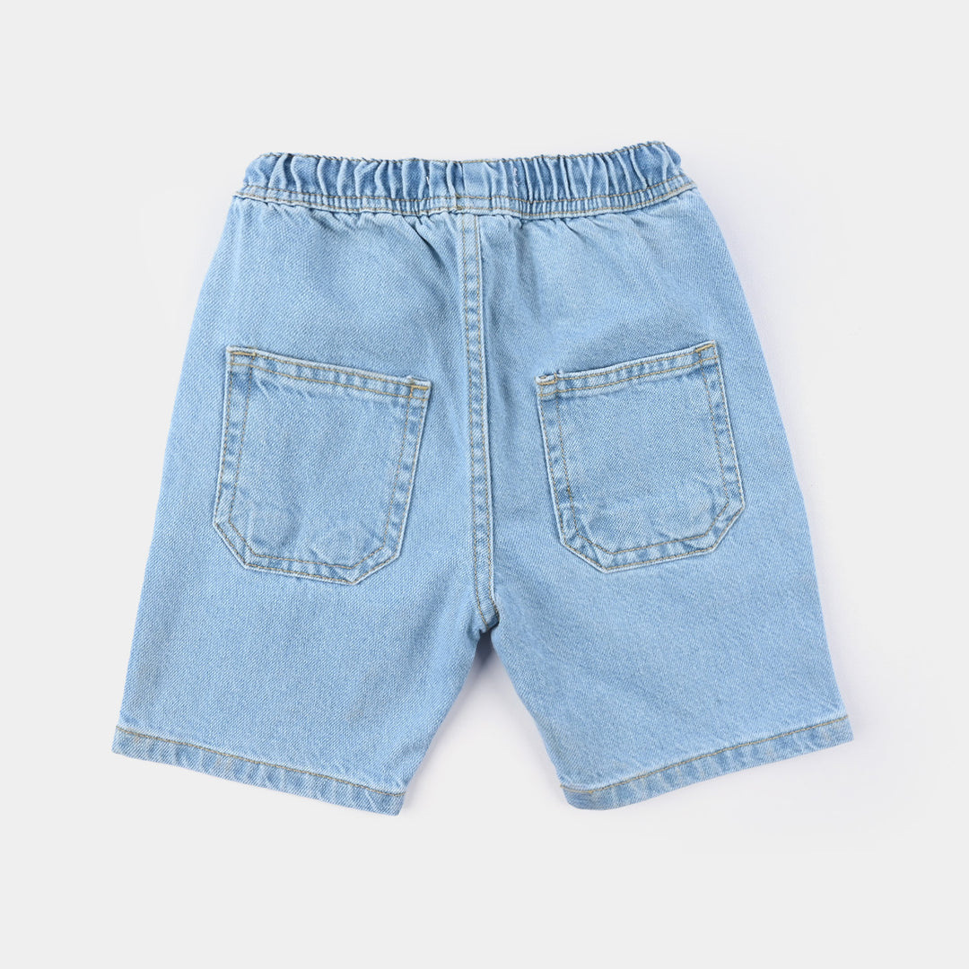 Boys Denim Rigid Short - Light Blue
