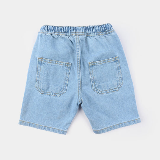 Boys Denim Rigid Short - Light Blue