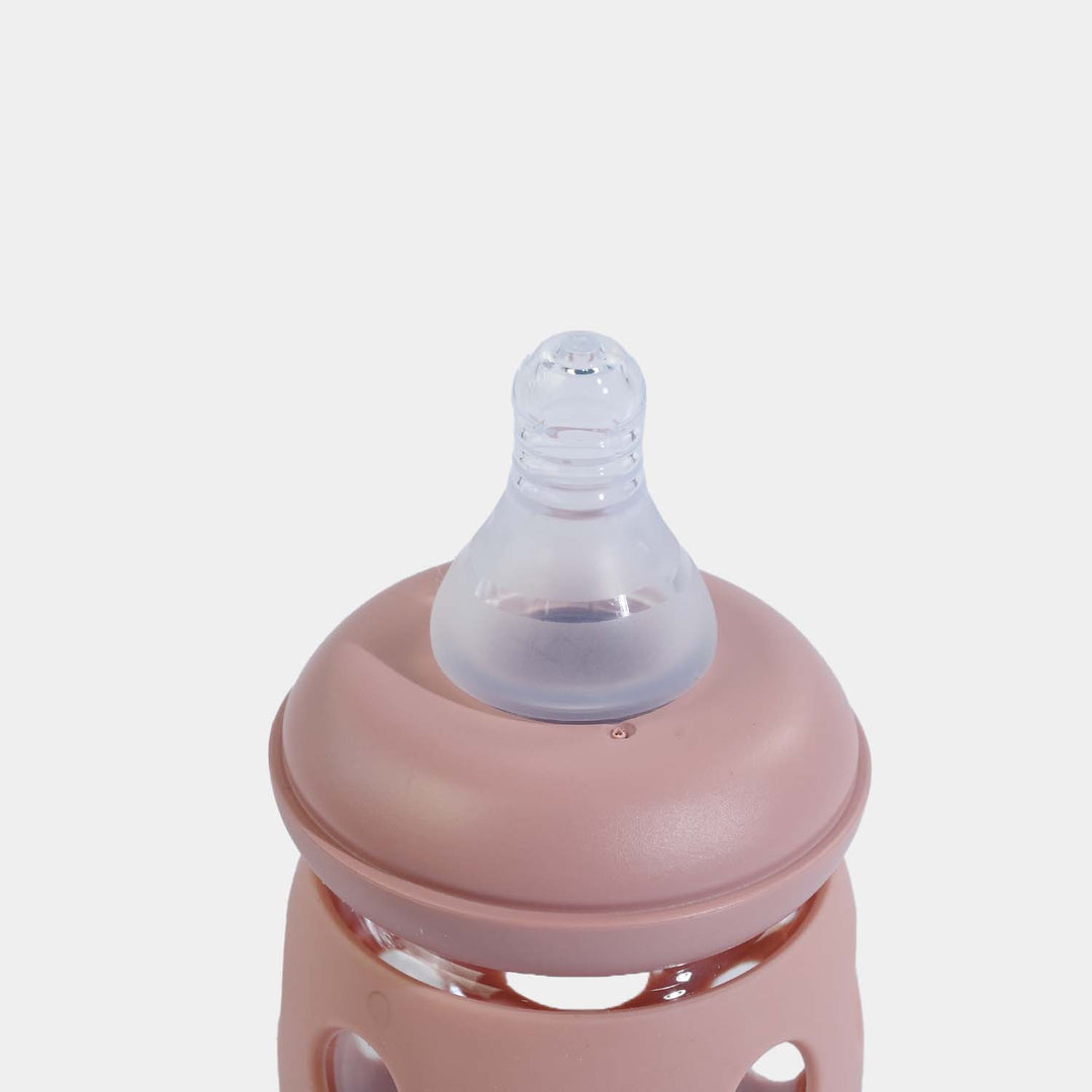 Minitree Newborn Baby Glass Feeder with Silicone Cover | 60Ml