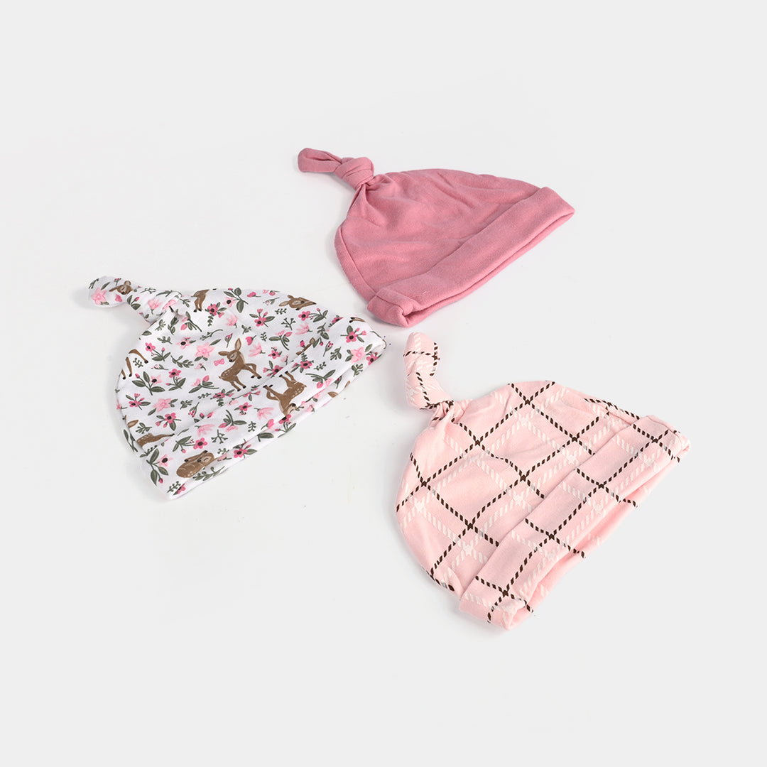 Baby Cap/Hat Knot Pack Of 3