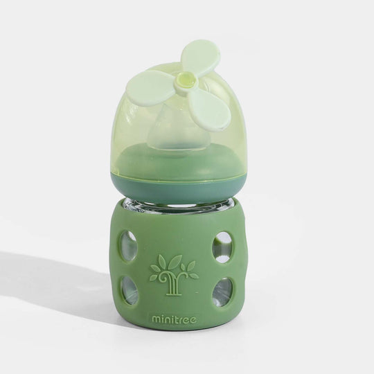 Minitree Newborn Baby Glass Feeder with Silicone Cover | 60Ml
