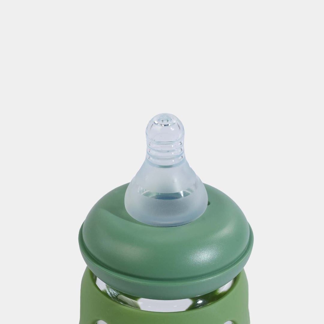 Minitree Newborn Baby Glass Feeder with Silicone Cover | 60Ml