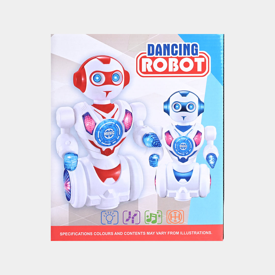 Battery Operated Robot with Sound and Light Toy