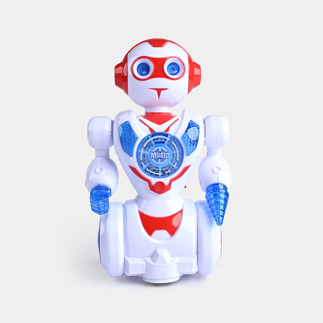 Battery Operated Robot with Sound and Light Toy