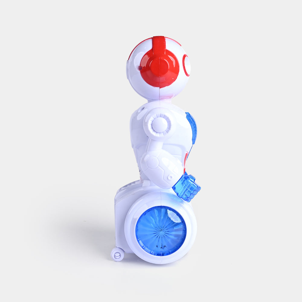 Battery Operated Robot with Sound and Light Toy