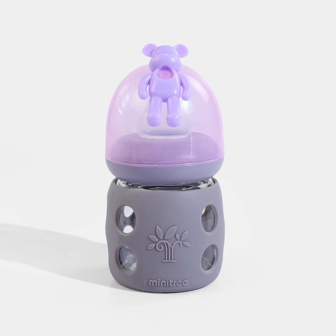 Minitree Newborn Baby Glass Feeder with Silicone Cover | 60Ml
