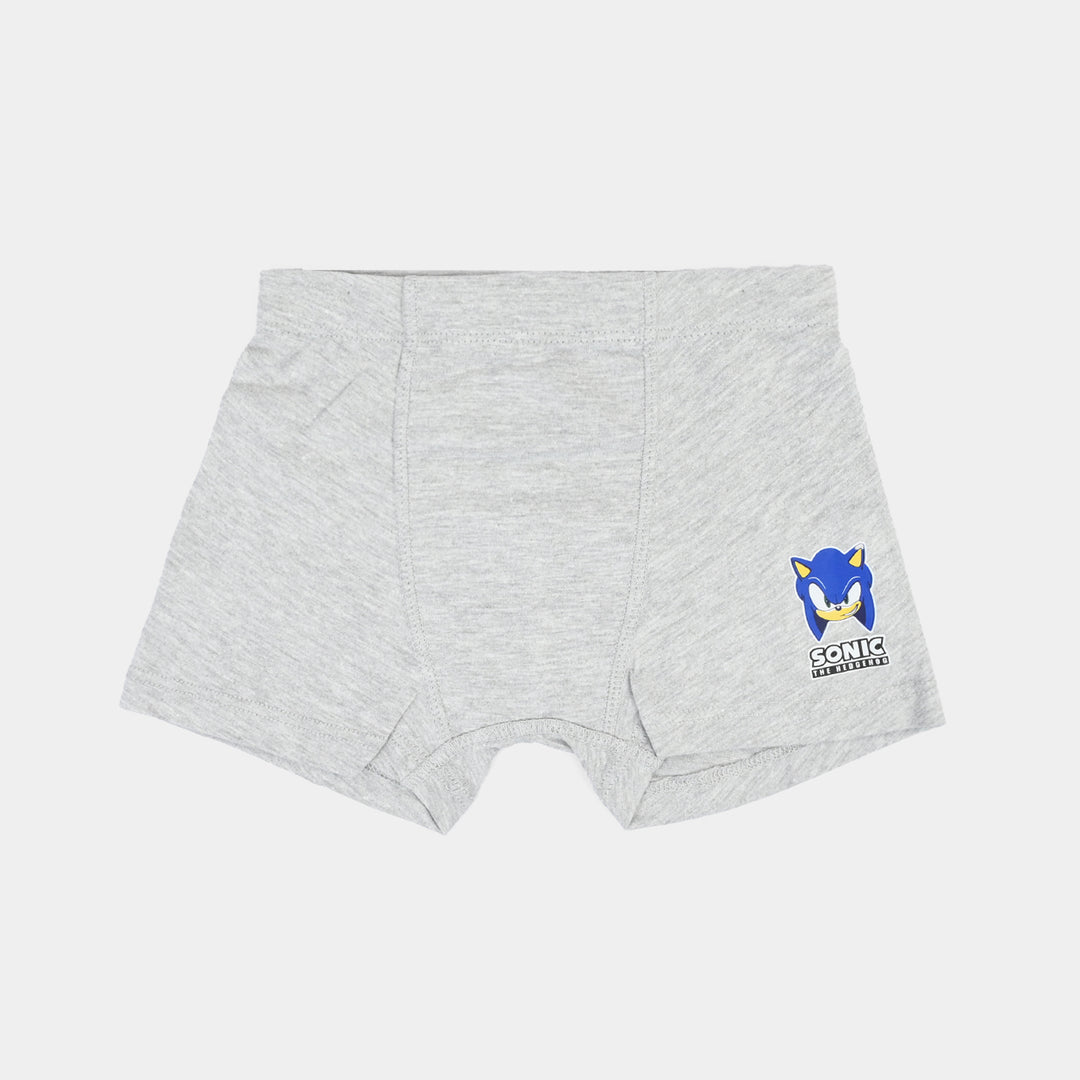 Boys Cotton Jersey Boxers Pack of 2 (Character) - Black/Grey