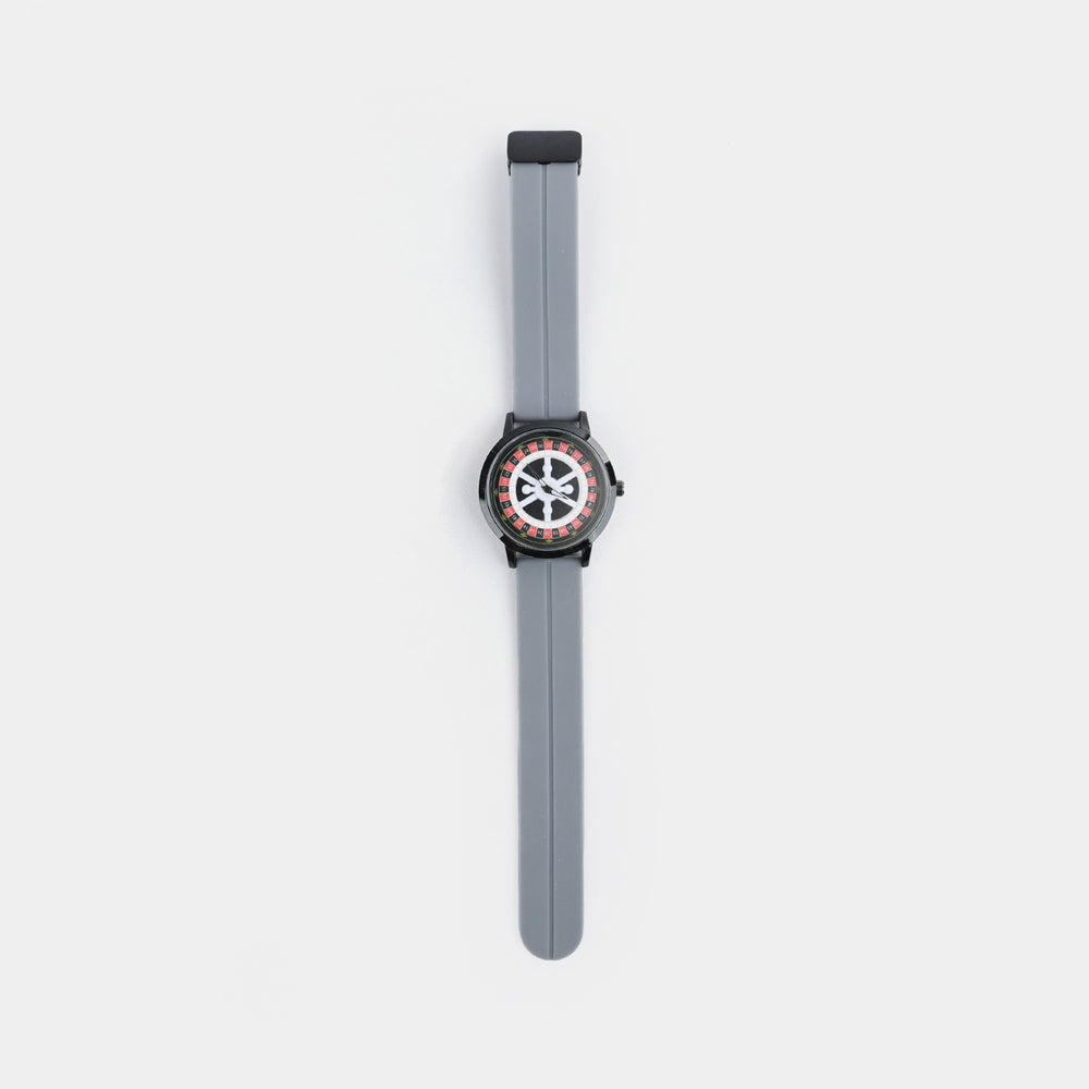 Spinner Boys Watch With Silicone Strap
