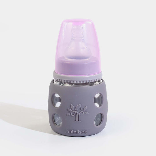 Minitree Newborn Baby Glass Feeder with Silicone Cover | 60Ml