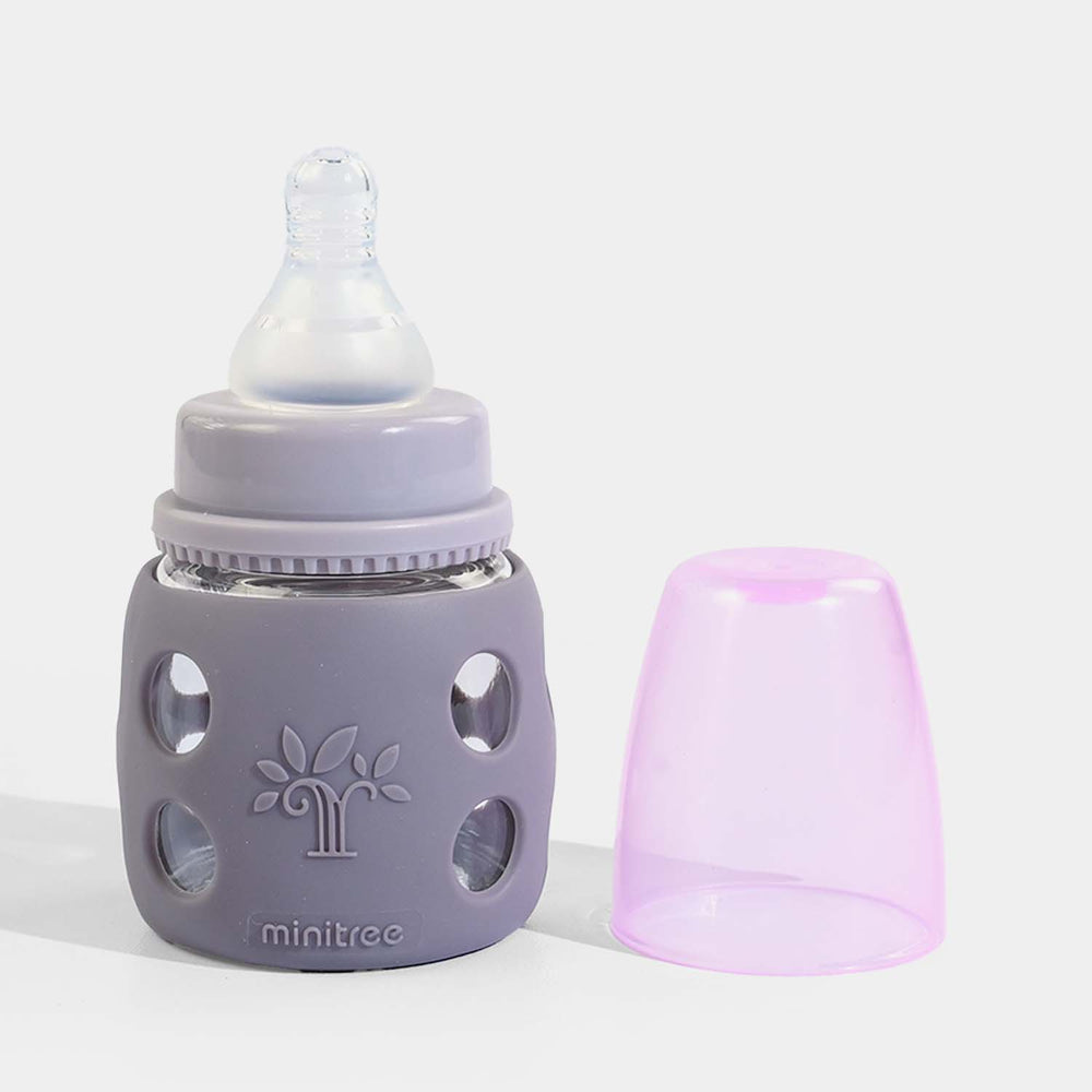 Minitree Newborn Baby Glass Feeder with Silicone Cover | 60Ml