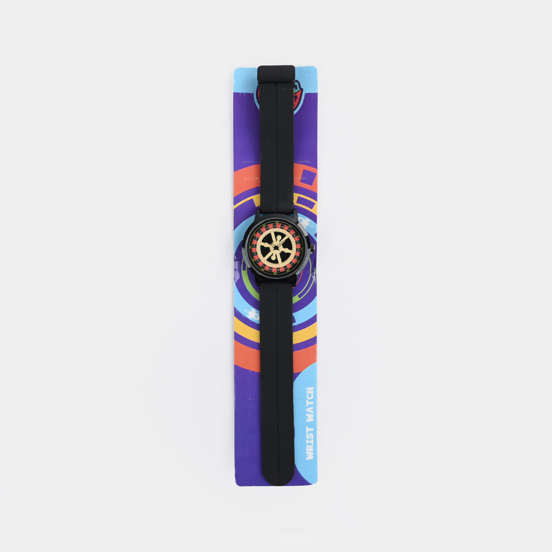 Spinner Boys Watch With Silicone Strap