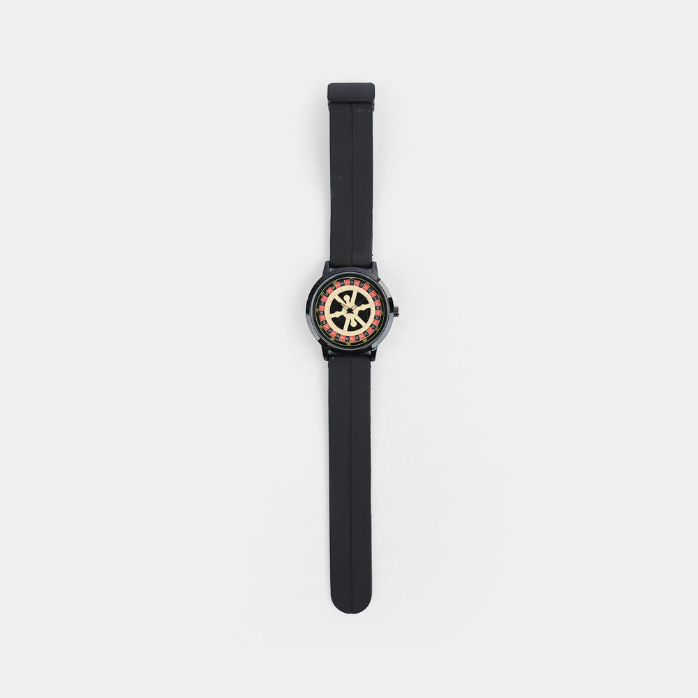 Spinner Boys Watch With Silicone Strap