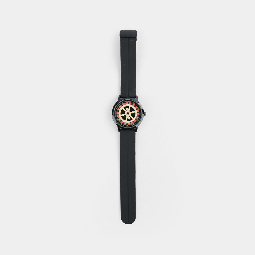 Spinner Boys Watch With Silicone Strap
