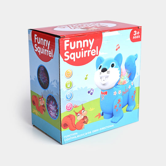 Funny Squirrel Lights & Musical Toy for Kids