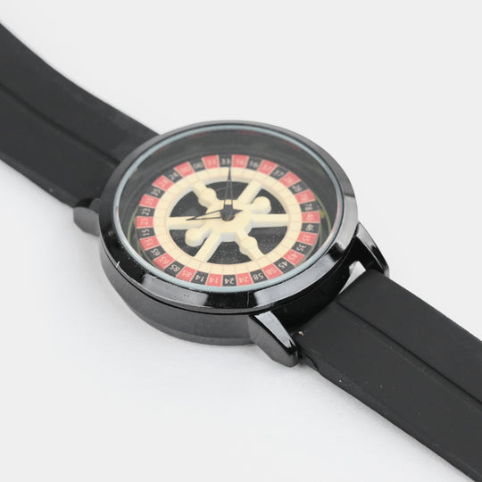 Spinner Boys Watch With Silicone Strap
