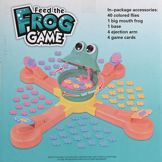 Electric Feeding Frog Game Toy for Kids