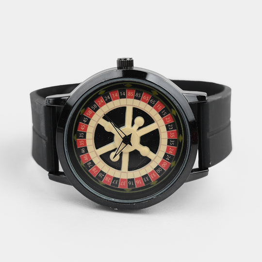 Spinner Boys Watch With Silicone Strap