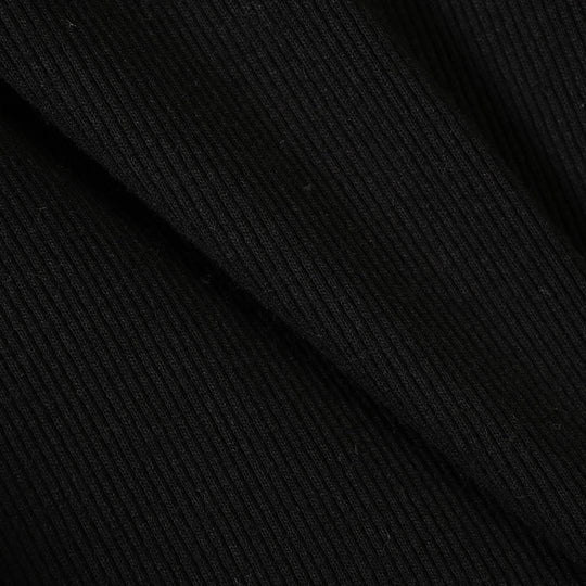 Boys 2x1 Rib Turtle Neck BLACK