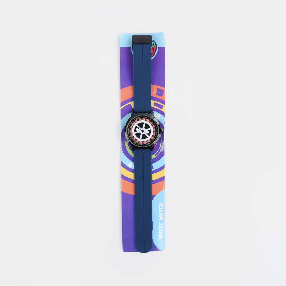 Spinner Boys Watch With Silicone Strap
