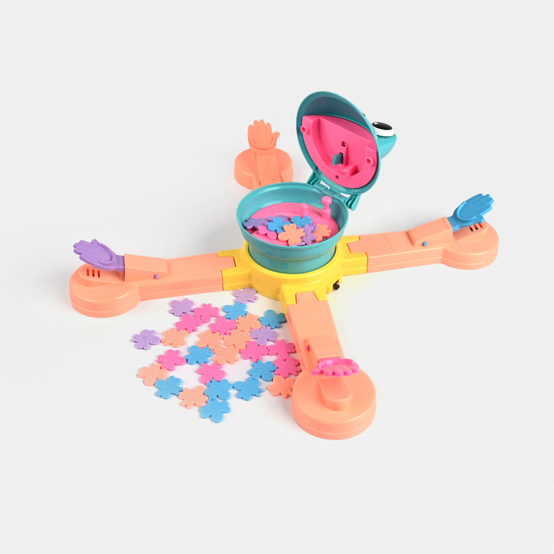 Electric Feeding Frog Game Toy for Kids