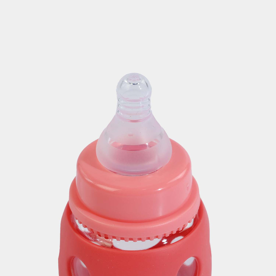Minitree Newborn Baby Glass Feeder with Silicone Cover | 60Ml